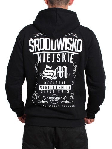 Środowisko Miejskie Hoody Theme Black