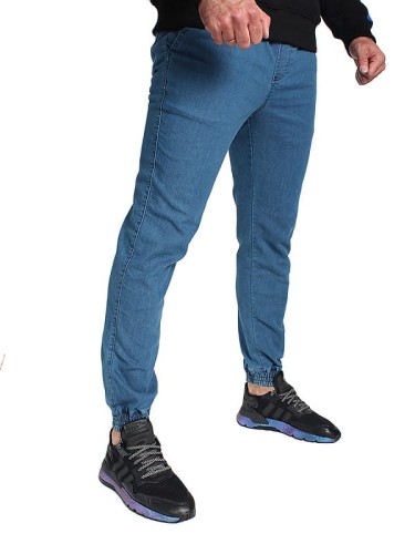 Elade Jogger Icon Mini Logo Light Blue Denim