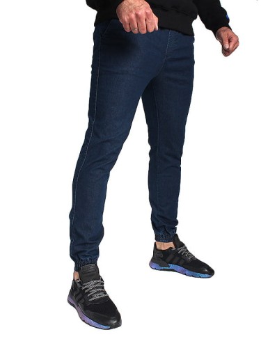 Elade Jogger Icon Mini Logo Blue Denim