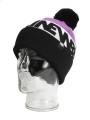 New Bad Line Winter Hat Contur Pompon Violet