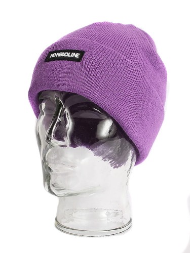 New Bad Line Winter Hat Logo Small Violet