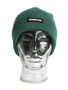 New Bad Line Winter Hat Logo Small Green