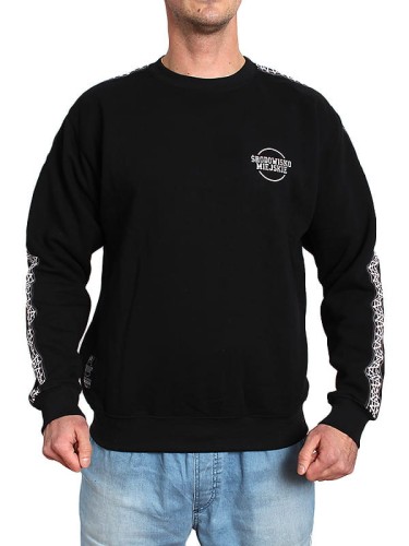 Środowisko Miejskie Crewneck Lampas Black