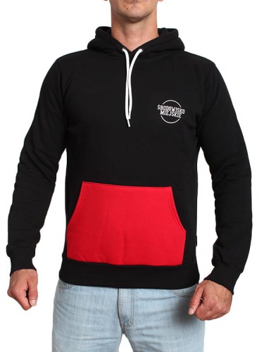 Środowisko Miejskie Hoody Classic Small Black/ Red