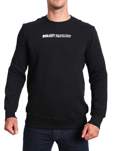 Diil Gang Crewneck Pattern Black