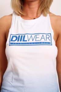 Diil Gang Girl Tank Top Tone White