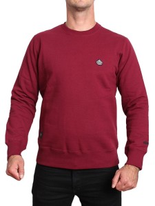 Elade Crewneck Mini Logo Maroon