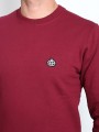 Elade Crewneck Mini Logo Maroon