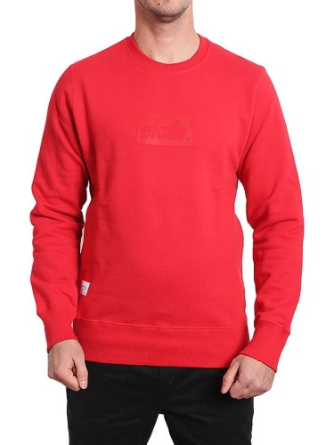 Elade Crewneck Box Logo 3D Red