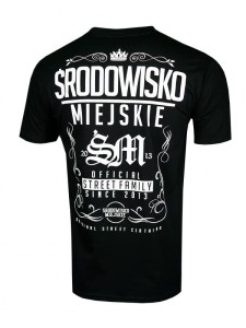Środowisko Miejskie T-shirt Theme Black/White