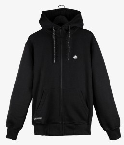Elade Zip Hoodie Icon Mini Logo Black