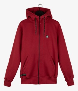 Elade Zip Hoodie Icon Mini Logo Maroon