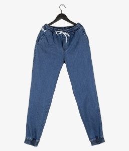 Elade Jogger Handwritten Light Blue Denim