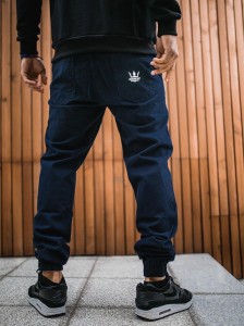 Jigga Wear Jogger Stitch Navy/ White
