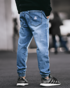 Jigga Wear Jogger Crown Jeans Light Blue