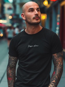 Jigga Wear T-Shirt Script Black