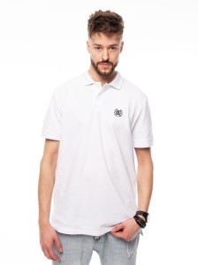 Diil Gang T-Shirt Polo Laur White/Black