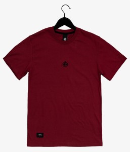 Elade T-Shirt Mini Logo 3D Maroon