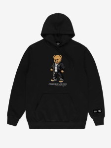Środowisko Miejskie Hoody "STREET BEAR " Black   