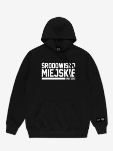 Środowisko Miejskie Hoody " Essential Black" Black