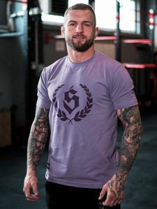 Środowisko Miejskie T-shirt "BIG LAUR" Fioletowy