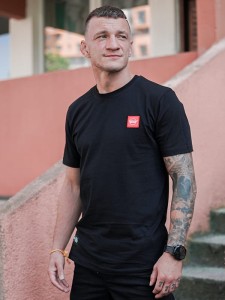 Środowisko Miejskie T-shirt "CLS mini' Black /Red 