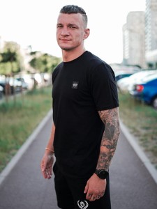 Środowisko Miejskie T-shirt "CLS mini' Black /White