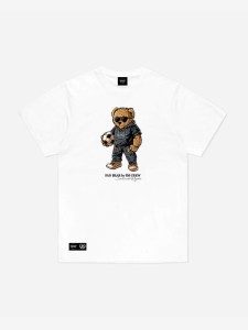Środowisko Miejskie T-shirt "Fan Bear" White