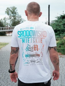Środowisko Miejskie T-shirt Theme 2.0 White/ Blue/Orange 