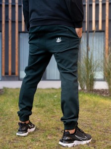 Jigga Wear Jogger Crown Bottle Green/White