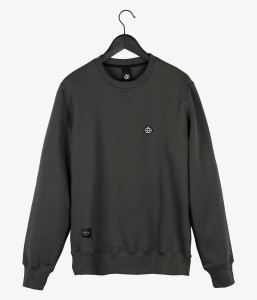 Elade Crewneck Mini Logo Icon Dark Grey