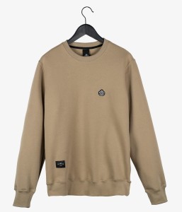 Elade Crewneck Mini Logo Icon Beige