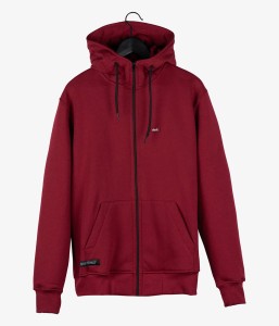 Elade Zip Hoodie Patch Maroon