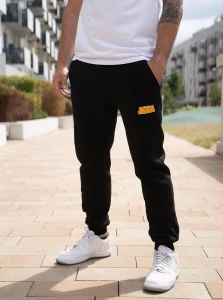 Jigga Wear Streetwear Name Patch Black / Yellow