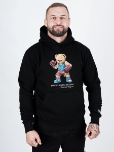 Środowisko Miejskie Hoody "Boxing Bear " Black 