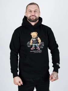 Środowisko Miejskie Hoody "Gym Bear " Black  