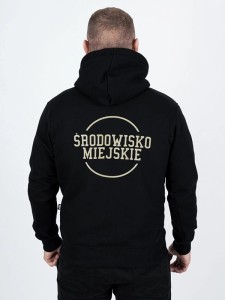 Środowisko Miejskie Hoody "CLASSIC " Black /Gold