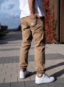 Jigga Wear Jogger Crown New Beżowe