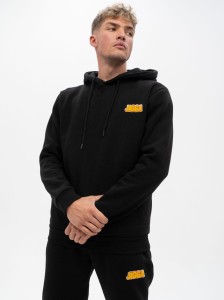 Jigga Wear Hoody Name Patch Black/ Yellow