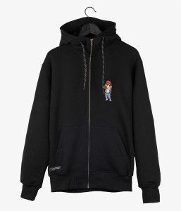 Elade Zip Hoodie beagle Black