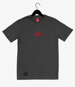 Elade T-Shirt Box Logo 3D Dark Grey