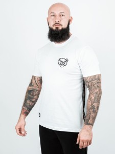 Środowisko Miejskie T-shirt Miś Lampas White 