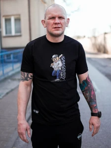 Środowisko Miejskie T-shirt "Baseball Bear" Black 