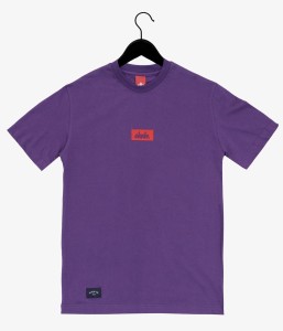 Elade T-Shirt Box Logo 3D Purple