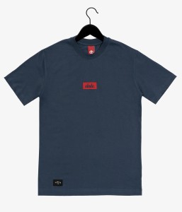 Elade T-Shirt Box Logo 3D Blue Jeans