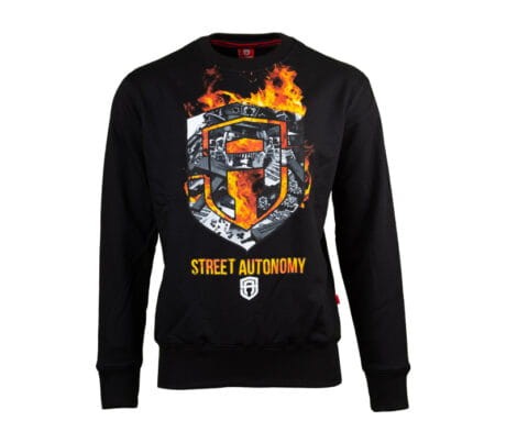 Street Autonomy Crewneck Fuck 3 Black