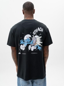 SMERFY T-Shirt Oversize SPLASH Zgrywus Face Cake Black  