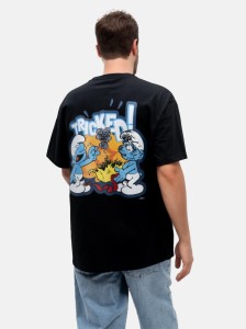 SMERFY T-Shirt Oversize SPLASH Tricked Black 