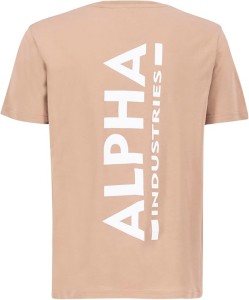 T-Shirt Alpha Industries Backprint Dusty Coral