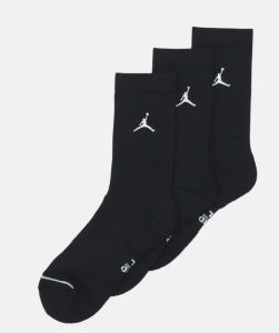 JORDAN Socks Skarpetki 3PACK BLACK r. 38-42